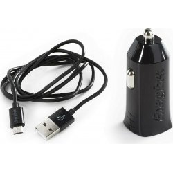 Energizer Car Φορτιστής 1A Micro Usb 1m Black