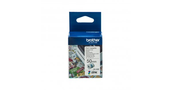 Brother CZ-1005 Label Roll White 50mm (CZ-1005) (BROCZ1005)