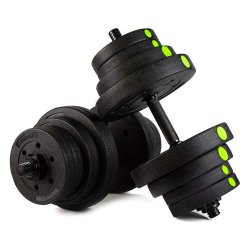 Σετ Ρυθμιζόμενων Αλτήρων 2 x 20 Kg - Dumbbell Set Zipro (6413516) (ZIP6413516)