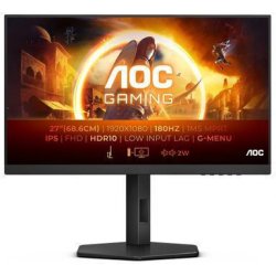 AOC 27G4X IPS Gaming Monitor 27" FHD 1920x1080 180Hz με Χρόνο Απόκρισης 1ms GTG