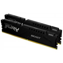 KINGSTON Memory KF552C40BBK2-64 FURY Beast Black DDR5, 5200MT/s, 32GB,KIT OF 2