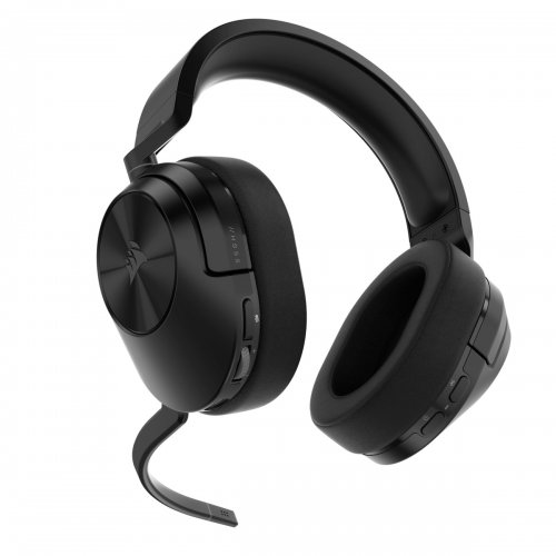 Corsair HS55 Wireless Over Ear Gaming Headset με σύνδεση Bluetooth / USB Carbon for PC / PS4