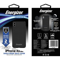Energizer Skockproof Back Cover 2m iPhone XS Max Black