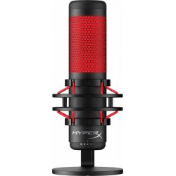 HyperX QuadCast Black, Red Table microphone