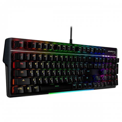 HyperX Alloy MKW100 Gaming Μηχανικό Πληκτρολόγιο με HyperX Red διακόπτες και RGB φωτισμό (Αγγλικό US)