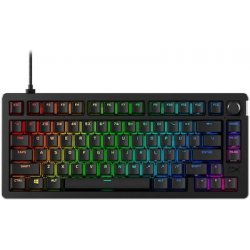 HyperX Alloy Rise 75 Gaming Μηχανικό Πληκτρολόγιο 75% με HyperX Red διακόπτες και RGB φωτισμό (Αγγλικό US)