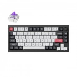 Keychron Q1 HE QMK (Q1H-M1) Wireless Custom Keyboard-Purple Switch US Layout