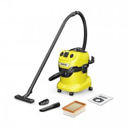 Karcher WD 4 P V-20/5/22 Σκούπα Υγρών / Στερεών 1000W με Κάδο 20lt