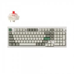 Keychron Q5 Max (Q5M-P1) QMK/VIA Wireless Custom Mechanical White Keyboard-Red Switch US Layout