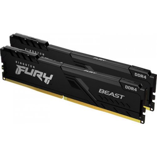 KINGSTON Memory KF432C16BBK2/16 FURY Beast Black DDR4, 3200MT/s, 16GB, KIT OF 2