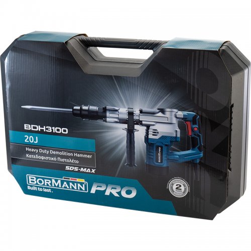 ΚΑΤΕΔΑΦΙΣΤΙΚΟ ΠΙΣΤΟΛΕΤΟ SDS-MAX, 1300W BORMANN Pro BDH3100