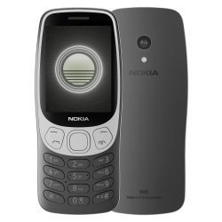 Nokia 3210 Dual SIM Κινητό με Κουμπιά (Ελληνικό Μενού) Grunge Black