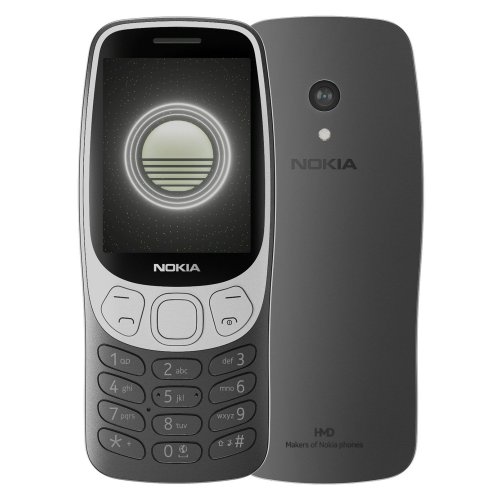 Nokia 3210 Dual SIM Κινητό με Κουμπιά (Ελληνικό Μενού) Grunge Black