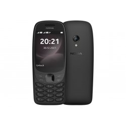 Nokia 6310 2021 Dual SIM Κινητό με Κουμπιά (Αγγλικό Μενού) Black