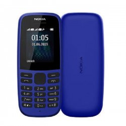 Nokia 105 2019 Blue Dual Sim (Ελληνικό Μενού)