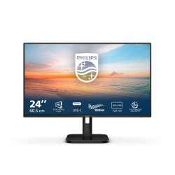 Philips 1000 series 24E1N1300A/00 computer monitor 60.5 cm (23.8'') 1920 x 1080 pixels Full HD LCD Black