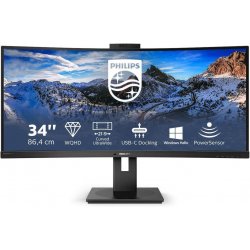 Philips P Line 346P1CRH/00 LED display 86.4 cm (34'') 3440 x 1440 pixels UltraWide Quad HD Black