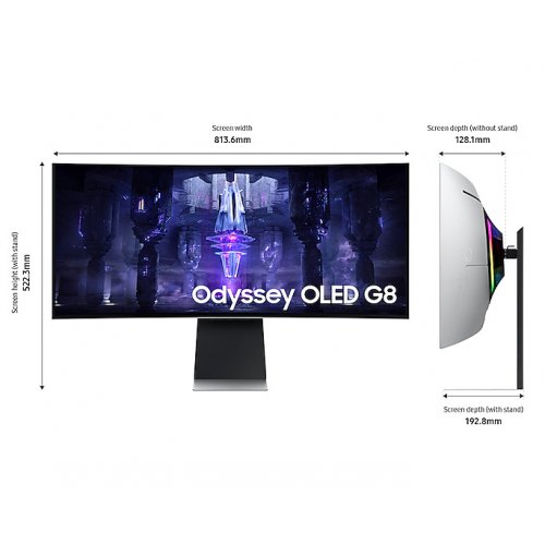 SAMSUNG LS34BG850SUXEN Odyssey OLED G8 Curved Gaming Monitor 34'' (SAMLS34BG850SUXEN)