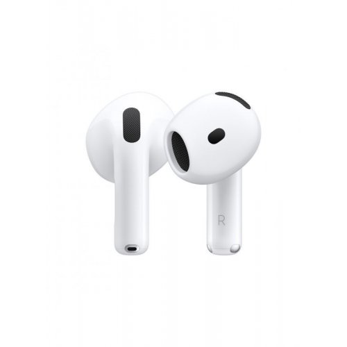 Apple AirPods 4 with Active Noise Cancellation Earbud Bluetooth Handsfree Ακουστικά με Αντοχή στον Ιδρώτα και Θήκη Φόρτισης Λευκά