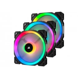 Corsair LL120 RGB 120mm Dual Light Loop RGB LED - PWM Fan - 3pack