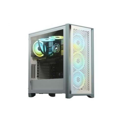 CORSAIR 4000D AIRFLOW MID TOWER WHITE WITH TEMPERED GLASS - GAMING CASE