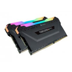 CORSAIR VENGEANCE® RGB PRO 16GB (2 x 8GB) DDR4 DRAM 3200MHz C16 Memory Kit - Μαύρο