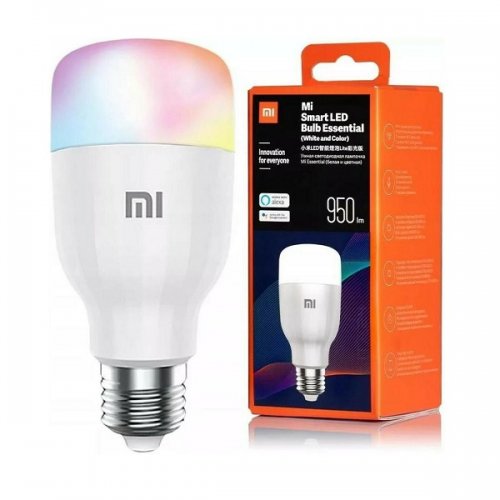 Xiaomi Mi Smart LED Bulb Essential White & Color Smart Λάμπα LED για Ντουί E27 RGBW 9W 950lm GPX4021GL