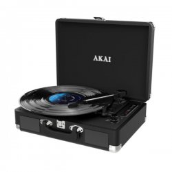 Akai ATT-18BT Πικάπ βαλίτσα με Bluetooth In/Out, εγγραφή και αναπαραγωγή από USB, Aux-In, Line Out, REC, υποδοχή ακουστικών και