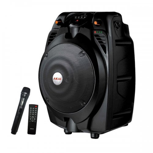 Akai SS022A-X6 Σύστημα Karaoke με Ασύρματo Μικρόφωνo σε Μαύρο Χρώμα