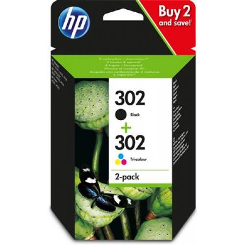 HP 302 Original Black,Cyan,Magenta,Yellow Multipack