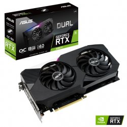 ASUS VGA DUAL-RTX3060TI-O8G-V2, 8GB, GDDR6