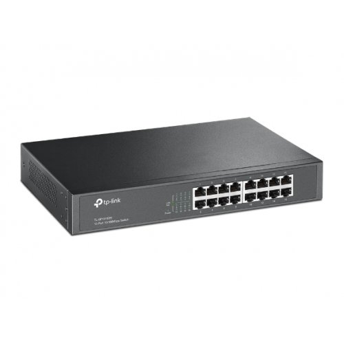 TP-LINK Switch TL-SF1016DS, 16 port, 10/100 Mbps, Steel Case