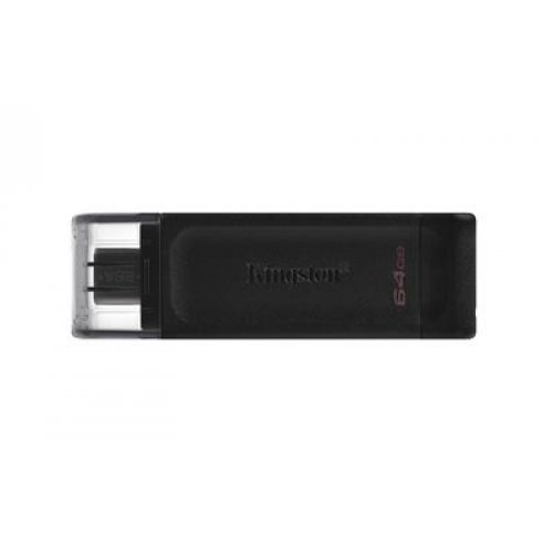 Kingston Technology DataTraveler 70 USB flash drive 64 GB USB Type-C 3.2 Gen 1 (3.1 Gen 1) Black