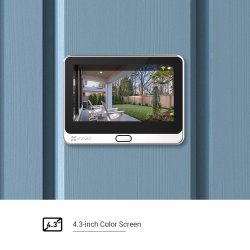 EZVIZ Doorbell DP2C Wire-free Peephole 1080p