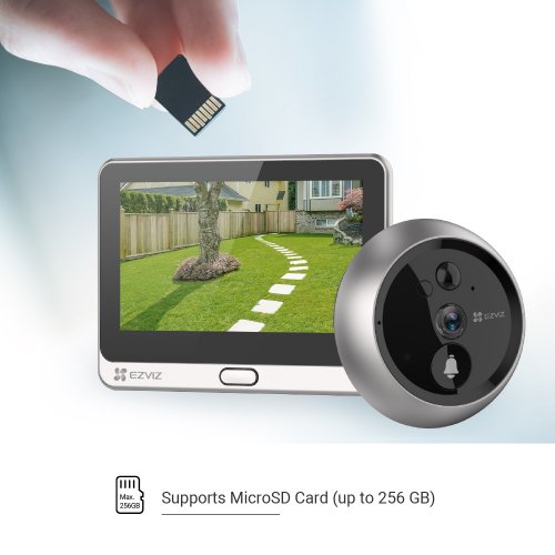 EZVIZ Doorbell DP2C Wire-free Peephole 1080p