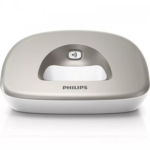 Philips XL4901S/GRS (Ελληνικό Μενού) Ασύρματο τηλέφωνο συμβατό με ακουστικά βαρηκοΐας, με ανοιχτή ακρόαση, φωτ. οθόνη και φραγή