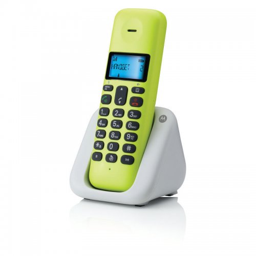 Motorola T301 Lime Lemon (Ελληνικό Μενού) Ασύρματο τηλέφωνο με ανοιχτή ακρόαση