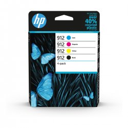 HP 912 CMYK Original Ink Cartridge 4-Pack