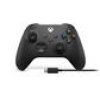 Microsoft Xbox Wireless Controller + USB-C Cable Black Gamepad Analogue / Digital PC, Xbox One, Xbox One S, Xbox One X, Xbox Ser