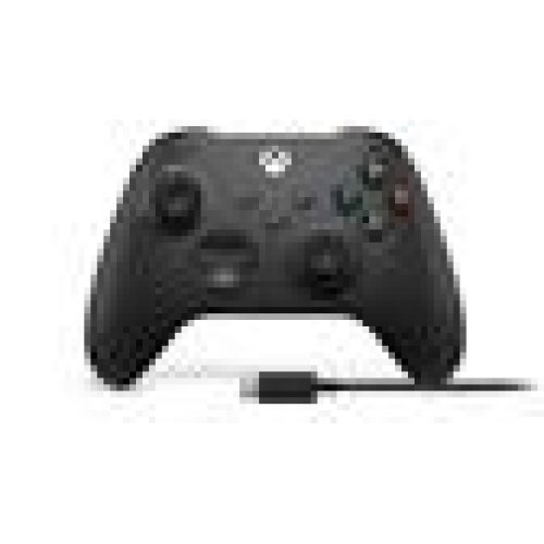 Microsoft Xbox Wireless Controller + USB-C Cable Black Gamepad Analogue / Digital PC, Xbox One, Xbox One S, Xbox One X, Xbox Ser