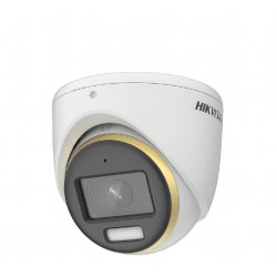 HIKVISION DS-2CE70DF3T-MFS 2.8mm TVI/AHD/CVI/CVBS TURRET 2.0MP 2.8MM, 20M IR LEDS, BUILT MIC IP67 COLOR VU