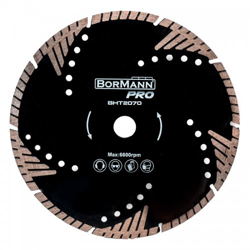 ΔΙΑΜΑΝΤΟΔΙΣΚΟΣ TRIANGLE TURBO Φ115x2.0x22.2mm 8mm BORMANN Pro BHT2070