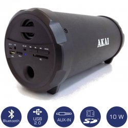 Akai ABTS-12C Φορητό ηχείο Bluetooth με USB, κάρτα SD και Aux-In – 10 W