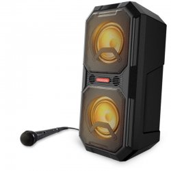 Motorola Rokr 820 Φορητό αδιάβροχο Bluetooth 5.0 karaoke party speaker με LED, TWS για σύνδεση με δεύτερο μικρόφωνο – 80 W RMS