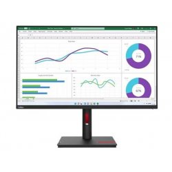 LENOVO Monitor ThinkVision T32h-30 31.5'' QHD IPS, HDMI, Display Port, USB, USB-C, Height Adjustable, 3YearsW