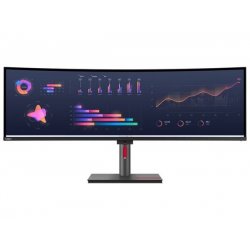 LENOVO Monitor ThinkVision P49w-30 49'' Dual QHD IPS, Curved,RJ45, HDMI, USB-C, Thunderbolt, Display Port, Height adjustable, 3Y