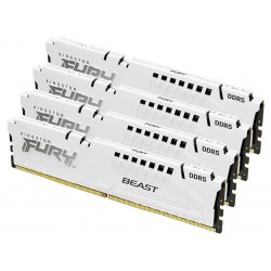 KINGSTON Memory KF552C40BWAK4-64 FURY Beast White DDR5, 5200MT/s, 64GB Kit of 2