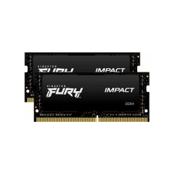 Kingston Fury Impact 32GB DDR4 RAM με 2 Modules (2x16GB) και Ταχύτητα 2666 για Laptop