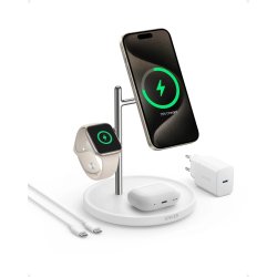 ANKER MagGo Wireless Charging Stand White