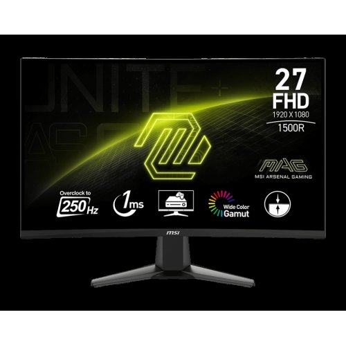  Curved Gaming Monitor 27" FHD MSI MAG 27C6X VA HDR 1920x1080 250Hz